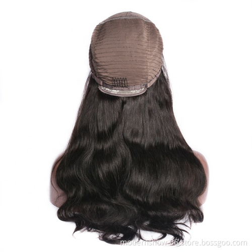 Wholesale 100% Human Hair Wigs  Body Wave 100% Virgin Human Hair Lace Wigs With Baby Hair